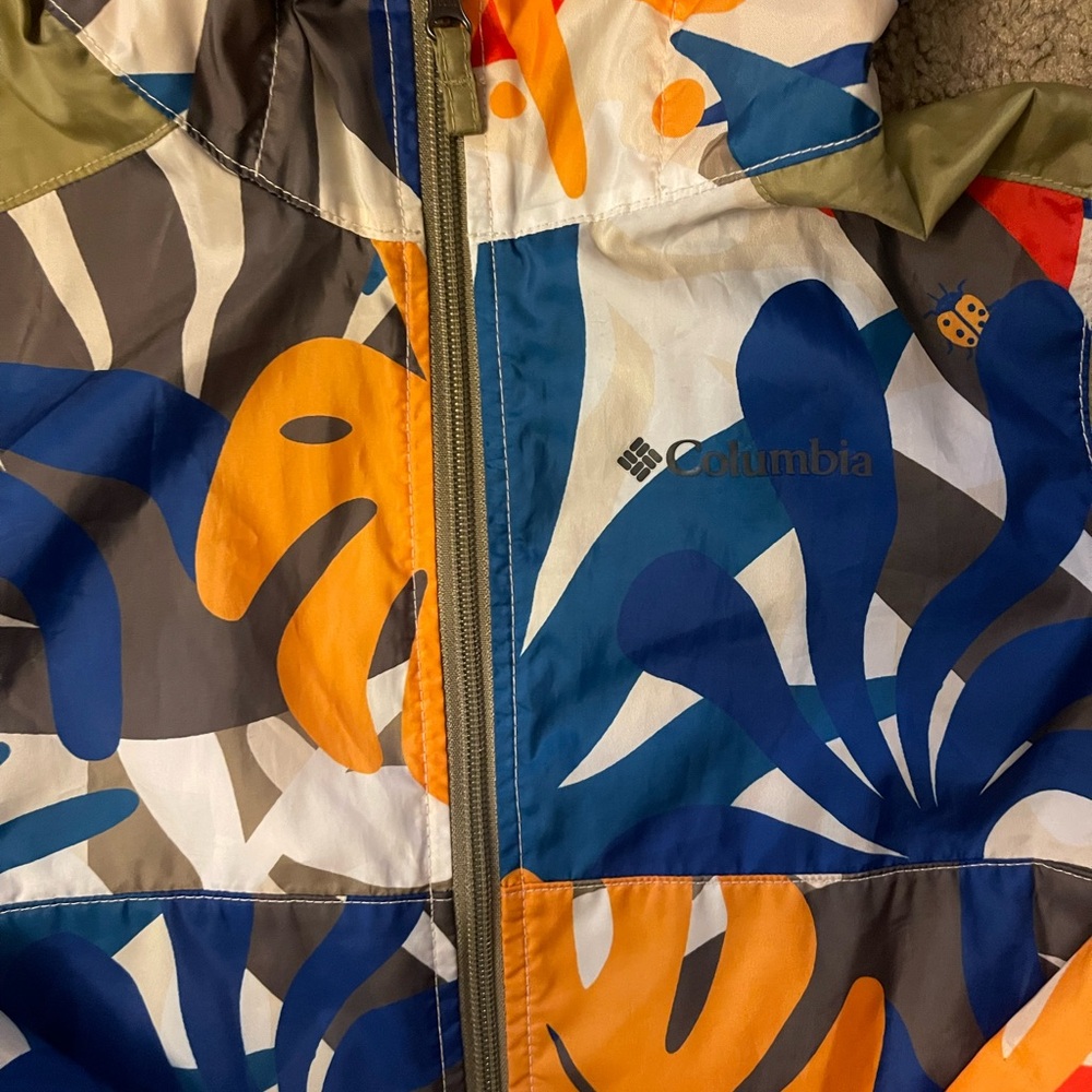 Columbia Multicolor Leaf Pattern Jacket - Picture 2 of 3